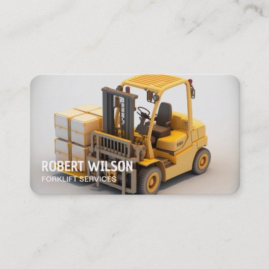 Forklift Services Visitenkarte (Vorderseite)