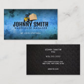 Forklift Slogans Business Cards Visitenkarte (Vorne/Hinten)