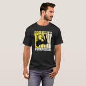 Forklift Whisperer Warehouse Gabelstapler T-Shirt (Vorne ganz)