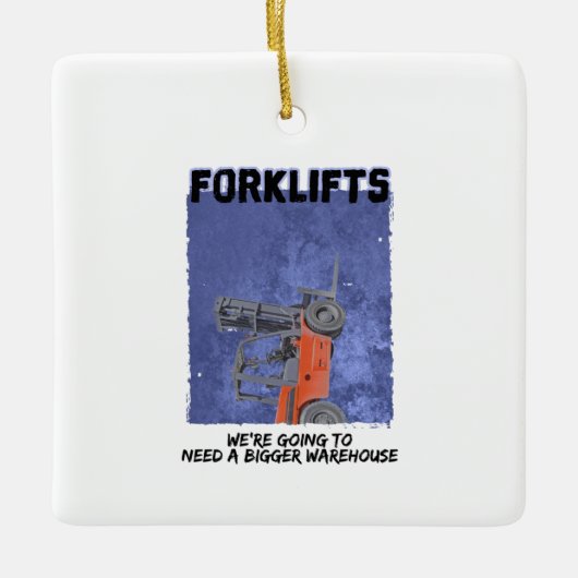 Forklifts Parody Keramikornament (Vorderseite)