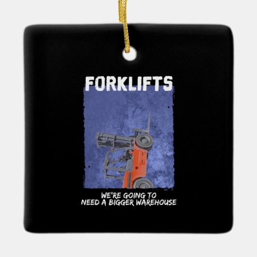 Forklifts Parody Keramikornament (Vorderseite)