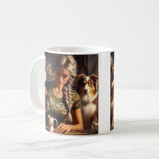 ForknWild Kaffeemaschine Kaffeetasse (Vorderseite Links)