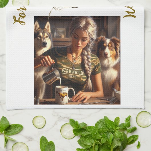 ForknWild Kitchen Towl Geschirrtuch (Gefaltet)