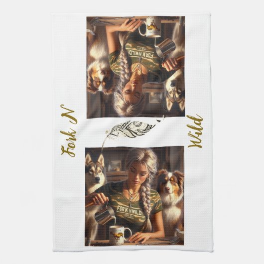 ForknWild Kitchen Towl Geschirrtuch (Vertikal)