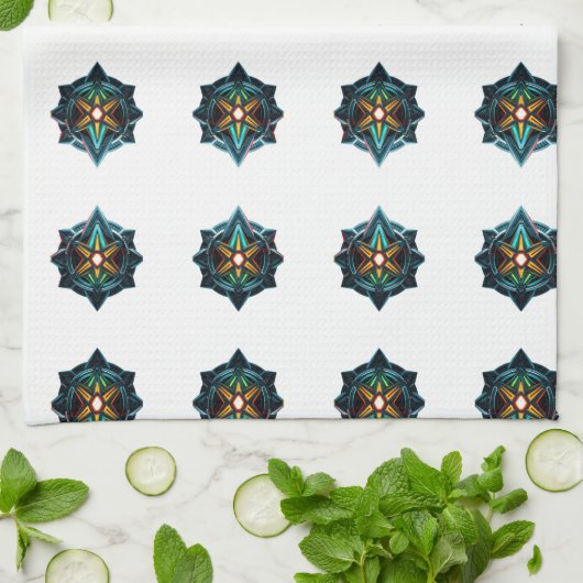 „Form & Ausdruck – Zeitloses Design mit Charakter“ Geschirrtuch (Gefaltet)