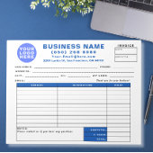 Form Business Quote Invoice Sales Receipt Notizblock