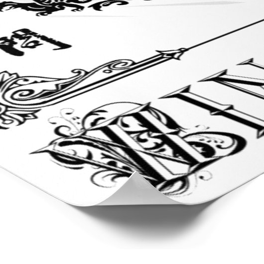 Form der Holzdämme - IP Man Wing Chun Poster (Ecke)