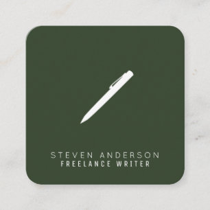 Form des App-Symbols mit Logo Quadratische Visitenkarte