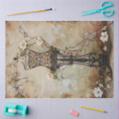 Form des Draht-Metallkleides Seidenpapier (Basteln)