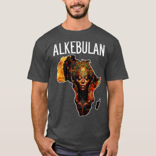 Form des Geschenks mit Alkebulan Melanin in Afrika T-Shirt