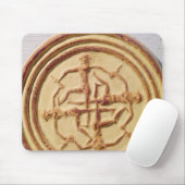 Form, die vier Krieger darstellt Mousepad (Mit Mouse)