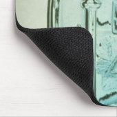 Form-durchgebrannte Freimaurerflasche Mousepad (Ecke)