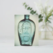 Form-durchgebrannte Freimaurerflasche Postkarte (Stehend Vorderseite)