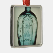 Form-durchgebrannte Freimaurerflasche Silbernes Ornament (Rechts)