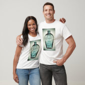 Form-durchgebrannte Freimaurerflasche T-Shirt (Unisex)