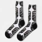 Form First Metallisches Fitness-Abzeichen-Illustra Socken (Linkes Detail)