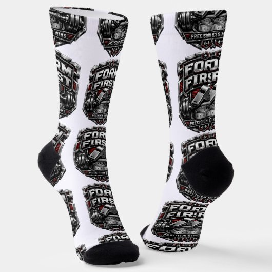 Form First Metallisches Fitness-Abzeichen-Illustra Socken (Gewinkelt)