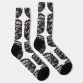 Form First Metallisches Fitness-Abzeichen-Illustra Socken (Rechts)