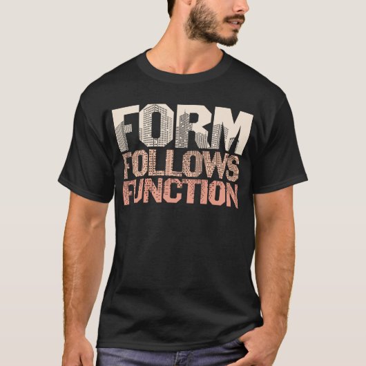 Form folgt Funktionsarchitektur T-Shirt (Vorderseite)