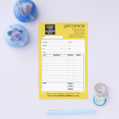 Form - Geschäftsquotierung oder Rechnung Flyer (Einzeln)