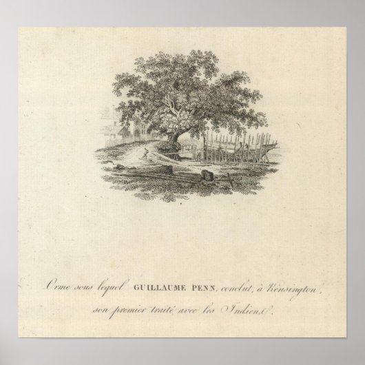 Form, in der William Penn Poster (Vorne)