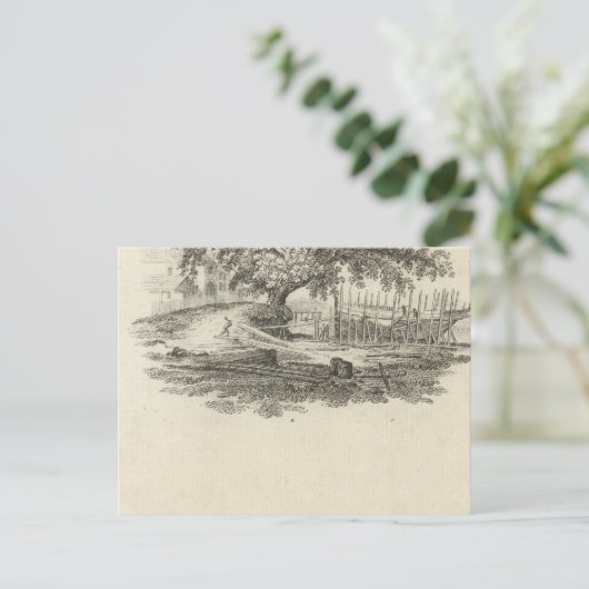 Form, in der William Penn Postkarte (Stehend Vorderseite)