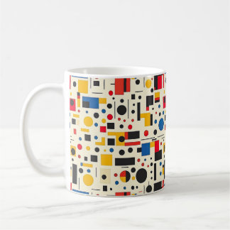 Form Intelligenz, schön, Bauhaus, farbenfroh Kaffeetasse