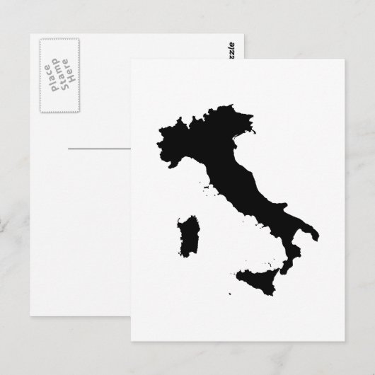Form Italiens Postkarte (Vorne/Hinten)