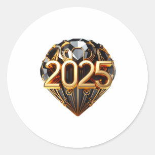 Form: Klassische Round Stickers