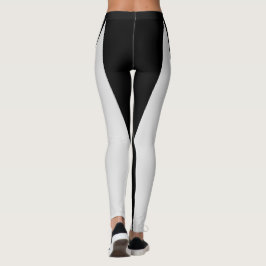Form & Kurven Zwei farbige Leggings - Schwarz & Si