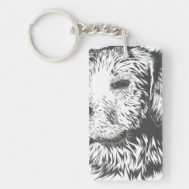 Form: Rechteck (beidseitig) Schlüsselanhänger