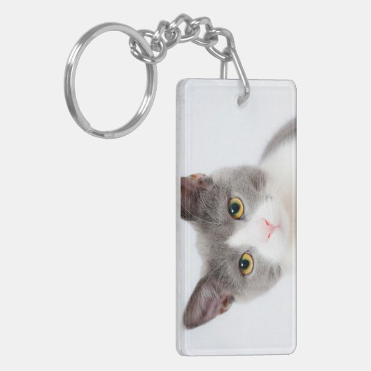 Form: Rechteck (beidseitig) Schlüsselanhänger (Vorderseite links)