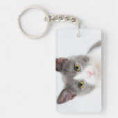 Form: Rechteck (beidseitig) Schlüsselanhänger (Vorderseite)