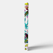 Form sehr farbiger Steine in Milchsuppe getaucht Case-Mate iPhone Hülle (Rückseite / Rechts)