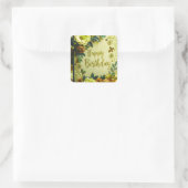 Form: Square Stickers Erstellen Sie benutzerdefini (Tasche)