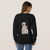 Form Über Rauschen | Moderner Minimaler Grafikdruc Sweatshirt (Schwarz voll)