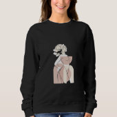 Form Über Rauschen | Moderner Minimaler Grafikdruc Sweatshirt (Vorderseite)
