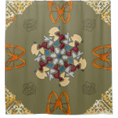 Form und Farbe Duschvorhang (Vorderseite)