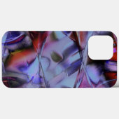 Form- und Kurven in gotischer Farbe Case-Mate iPhone Hülle (Rückseite (Horizontal))