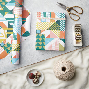 Form Welt Muster Geschenkpapier