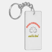 Forma: Rectángulo (dos lados) llavero Schlüsselanhänger (Vorderseite links)