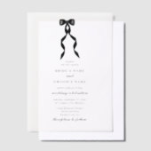 Forma Wedding Overlay Pergament Einladungen (Versetzt)