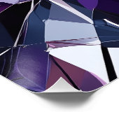 Formación de cristal geométrico poster (Ecke)