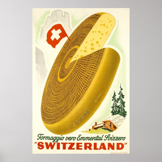 Formaggio vero Emmental Svizzero, Schweiz, Poster (Vorne)