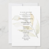 Formal abgeschmolzene Folien Beide Eltern Einladun Einladung (Vorderseite)