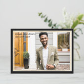 Formal Abschluss einladen Einladung (Stehend Vorderseite)