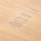 Formal Ampersand Traditionelle Hochzeit Acryleinladungen (Ablage )