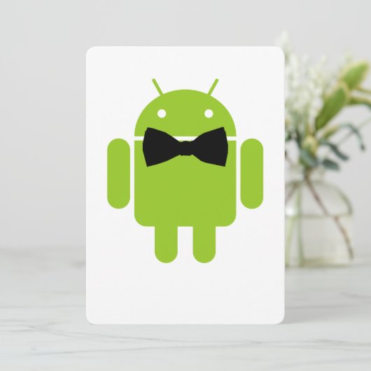 Formal AReifen Green Android Robot (Stehend Vorderseite)