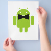 Formal AReifen Green Android Robot Flyer (Hand)