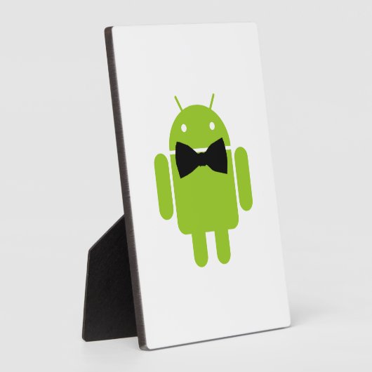 Formal AReifen Green Android Robot Fotoplatte (Seite)